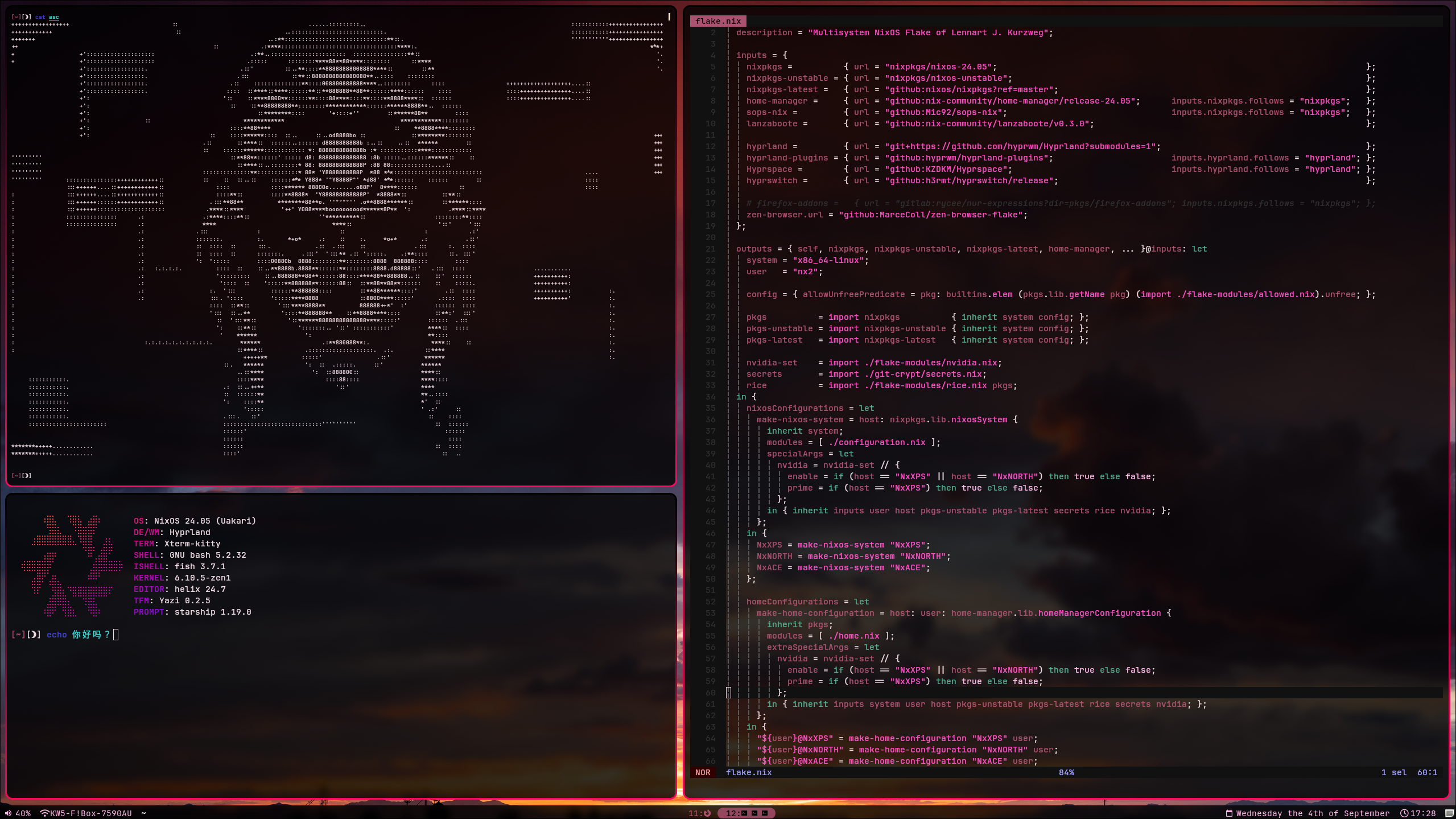 Screenshot of my desktop